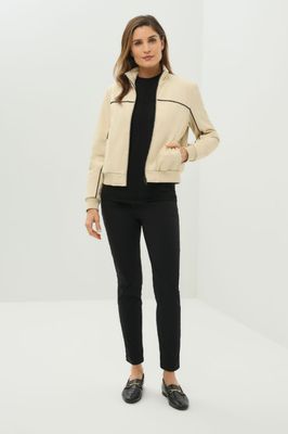 Anatomie Ginger Performance Twill Quilted Bomber Jacket