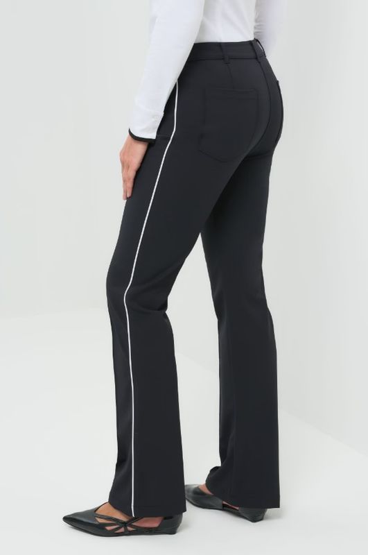 Anatomie Winny Stripe Performance Twill Bootcut Pant