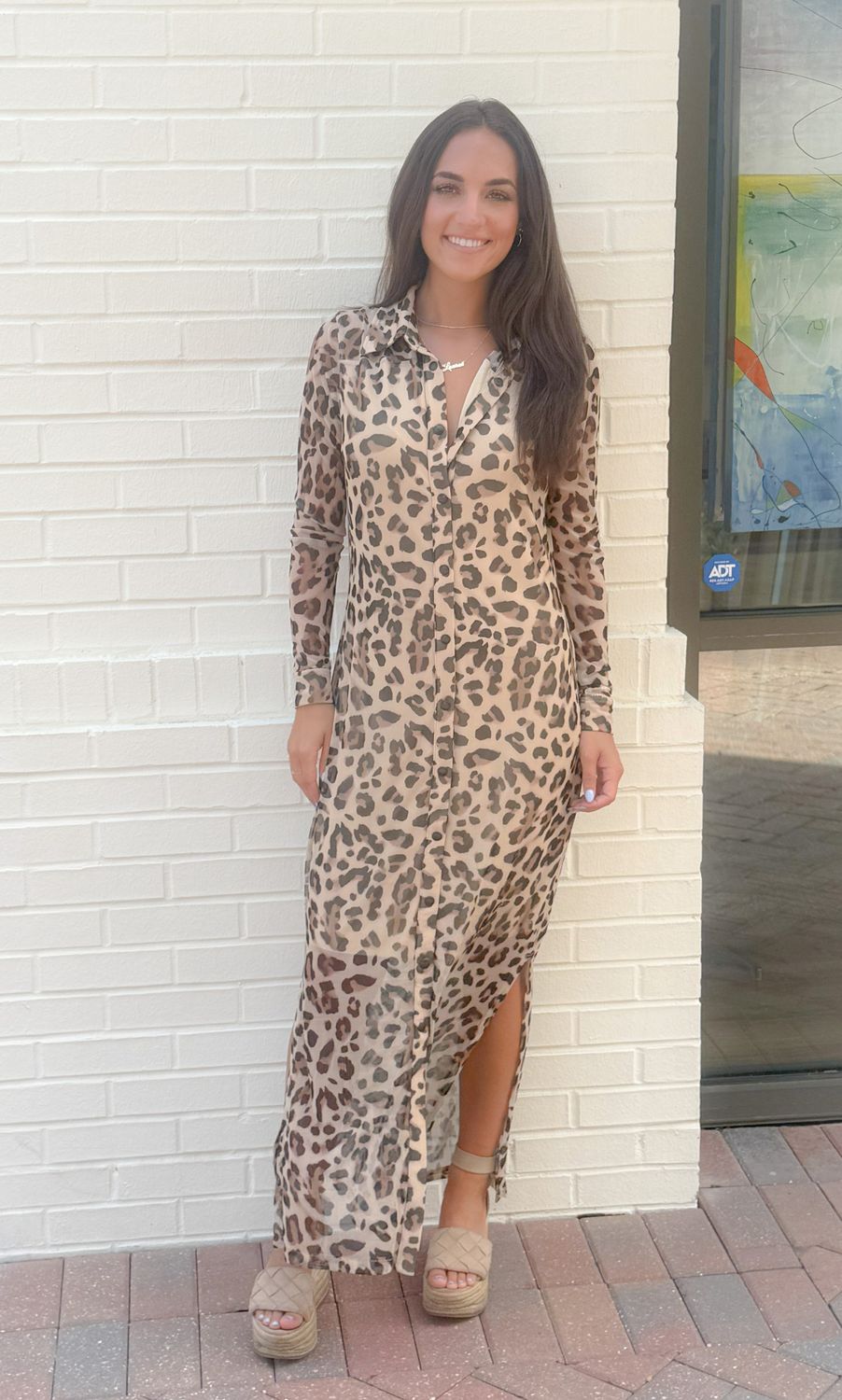 Anatomie Leopard Sheath Dress