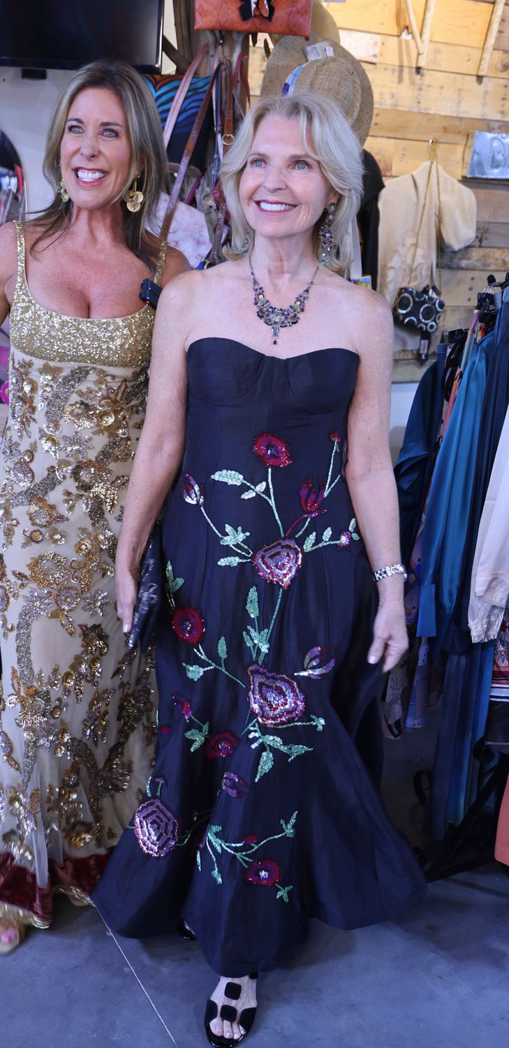 La Fuori Beaded Black Strapless