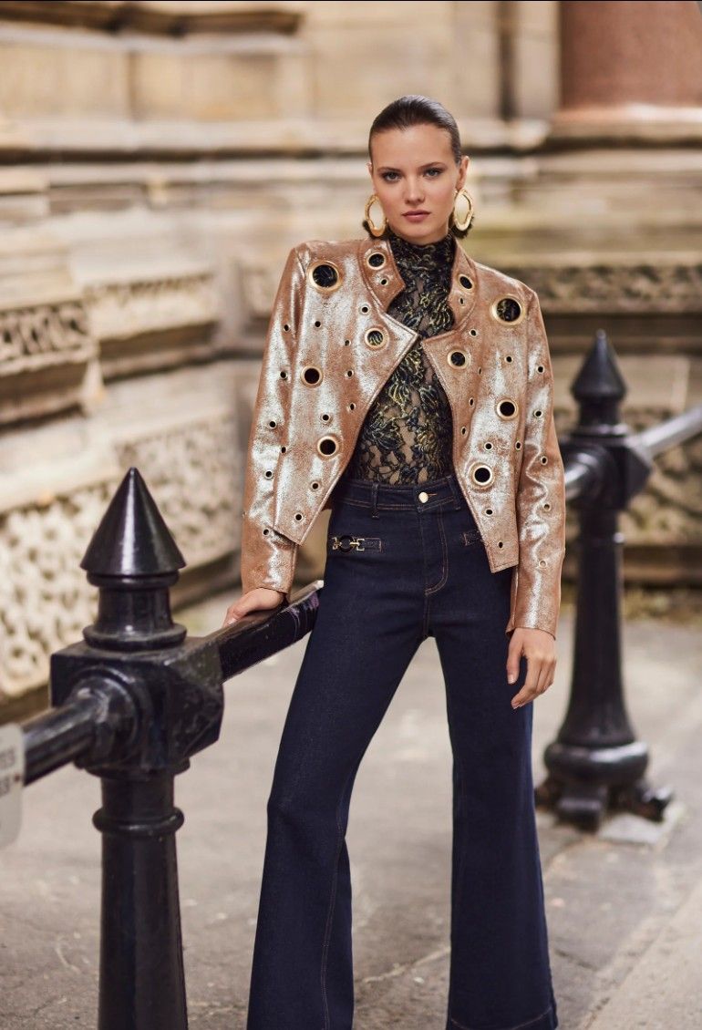 Frank Lyman Gold Jacket