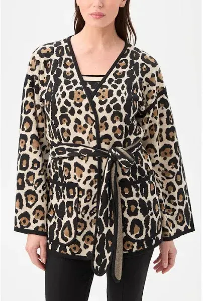 Trina Turk Wright Leopard Cardigan Trina Turk Wright Leopard Cardigan