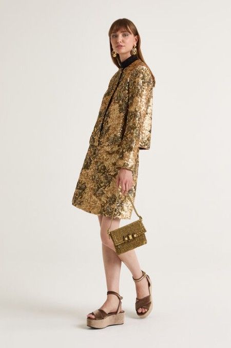 Maliparmi Gold Sequin Jacket