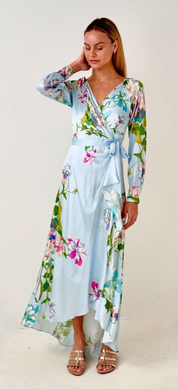 Trisha Paterson Collection Fleur de Bleu Dress