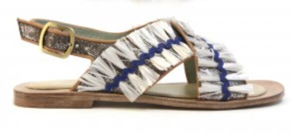 Meher Kakalia -- Ponza Liku Sandal - White Meher Kakalia -- Ponza Liku Sandal - White
