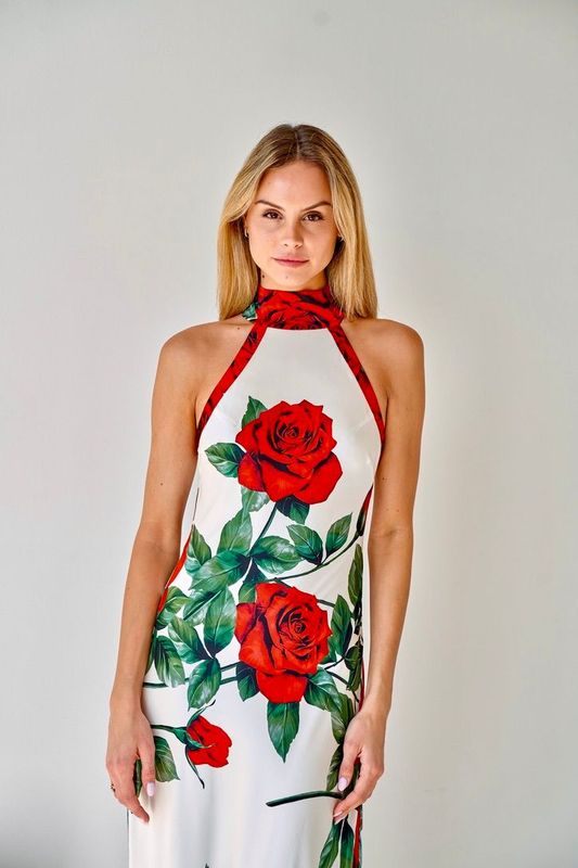 Forever White Roses Gown