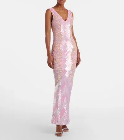 La Fuori pink sequins
