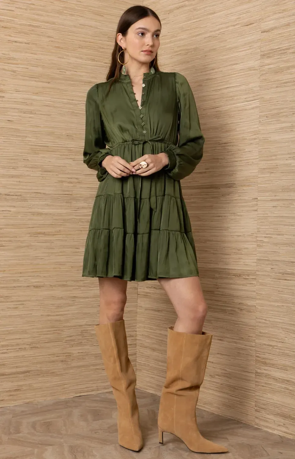 Hale Bob Arcadia Solid Short Dress