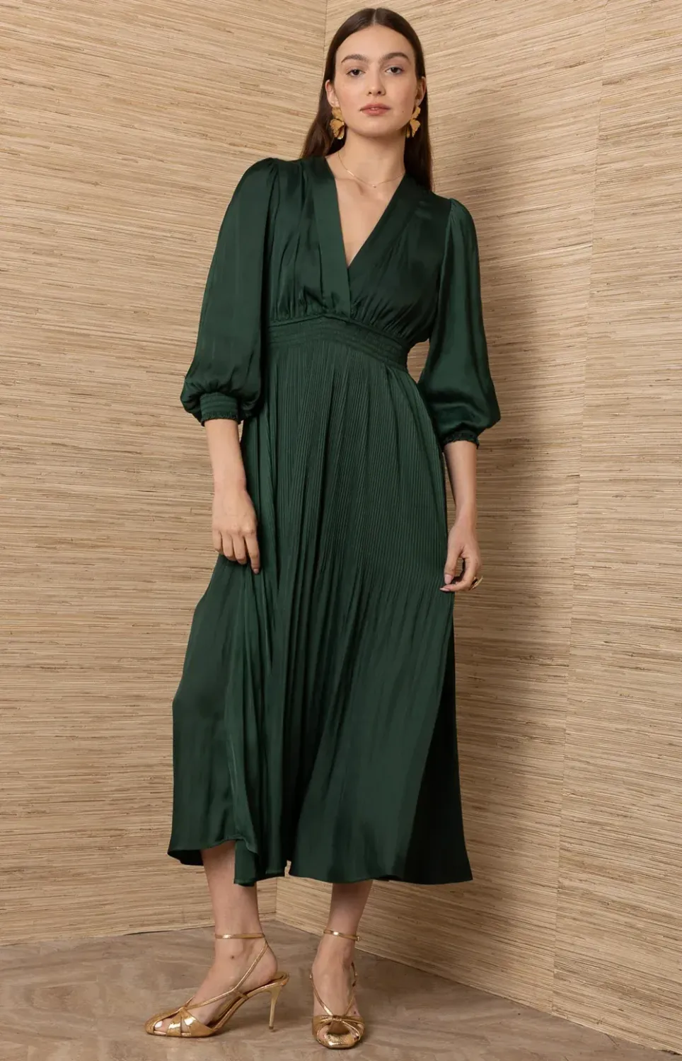 Hale Bob Adriel Solid Maxi Dress