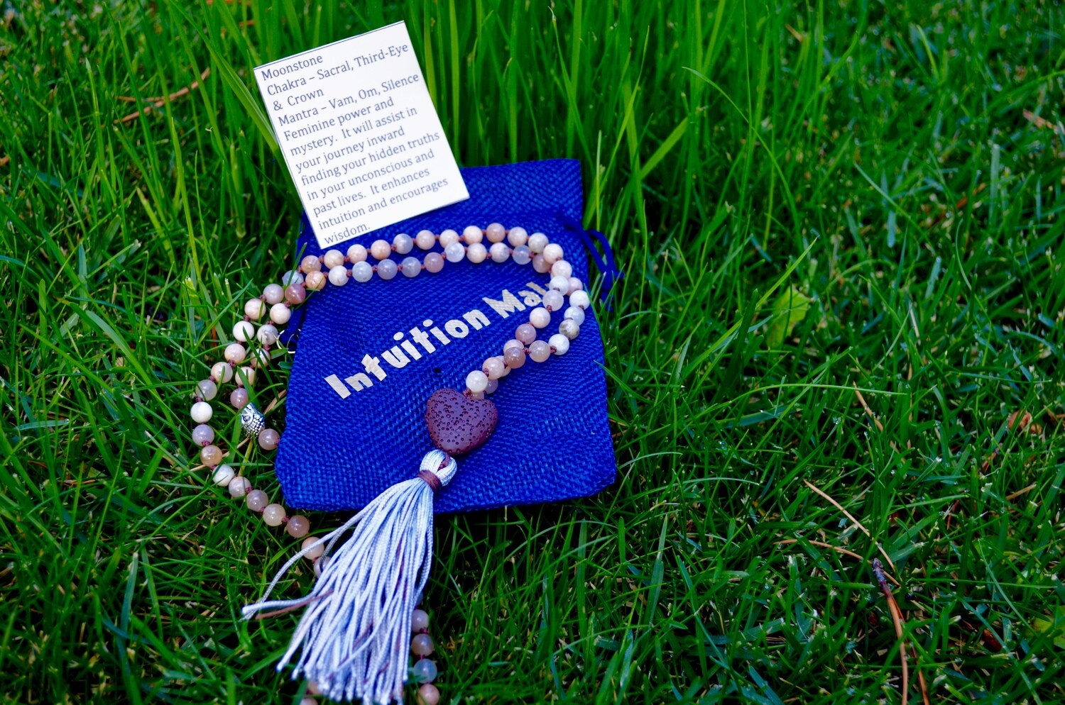 Intuition ~ Brown Hearted Buddha Mala
