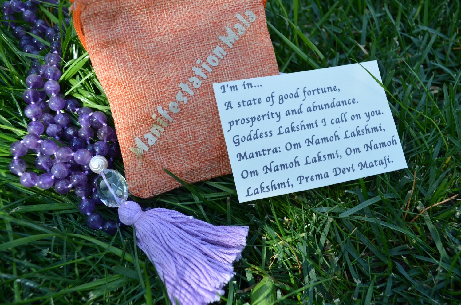 Manifestation ~ Amethyst Clear Minded Mala