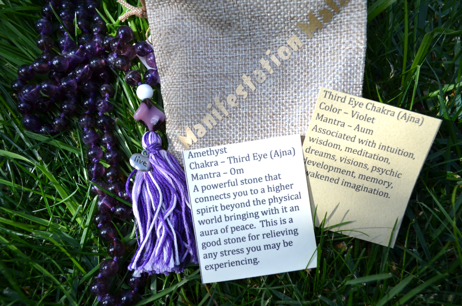 Manifestation ~ Amethyst Live Mala
