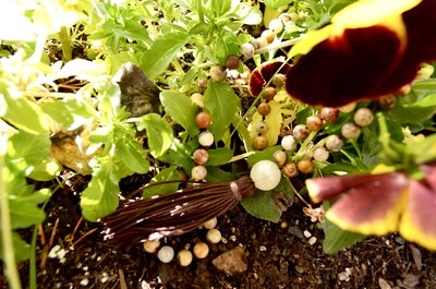 Grounding ~ Brown Agate Small Tan Mala