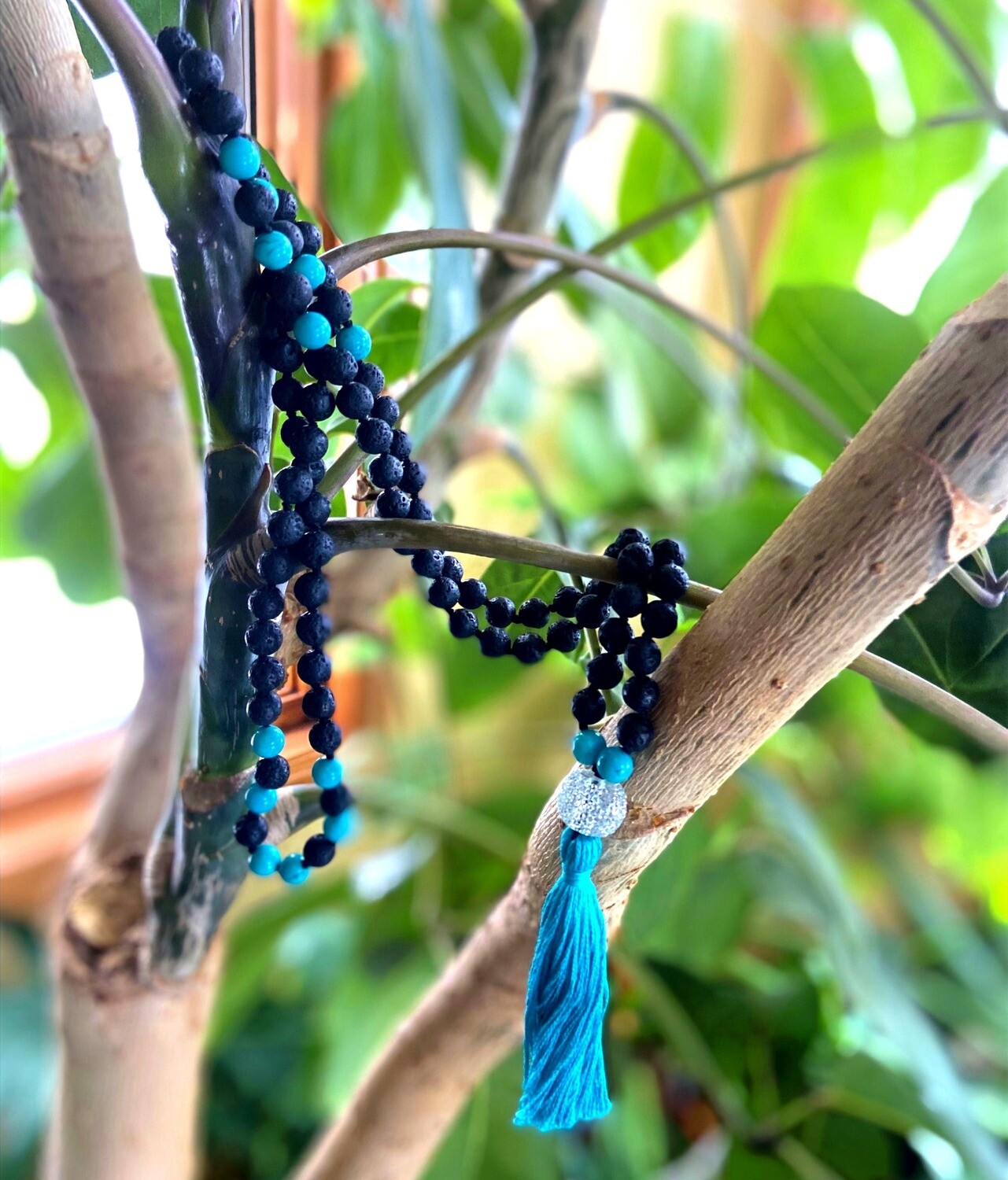 Grounding ~ Flow with Calmness Lava Rock Mala
