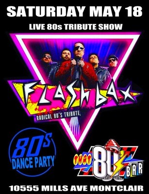May 18th The Flashbax Live Show!
