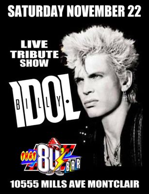 November 22nd Billy Idol - Live - Tribute Show