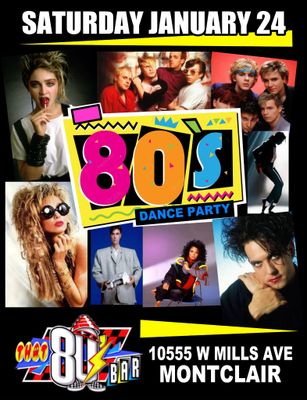 January 24th -80's vs Rock en Espanol Dance Party