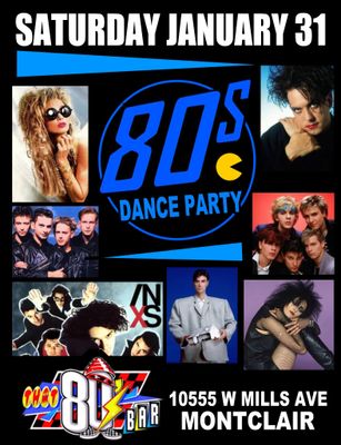 January 31st - 80's vs Rock en Espanol Dance Party