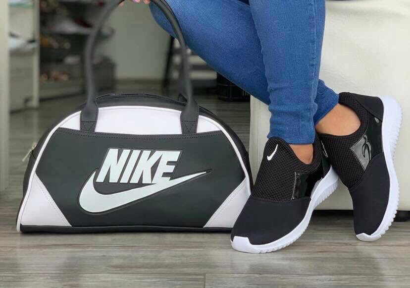nike shoes with matching bag