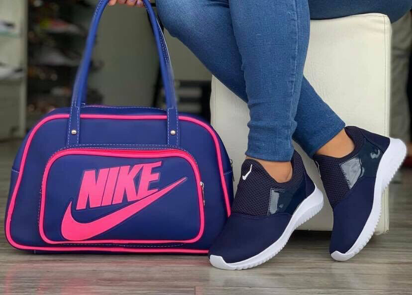 nike shoes with matching bag