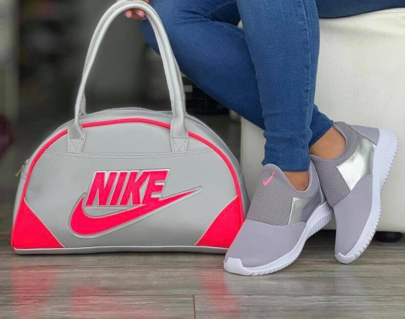 nike shoes with matching bag