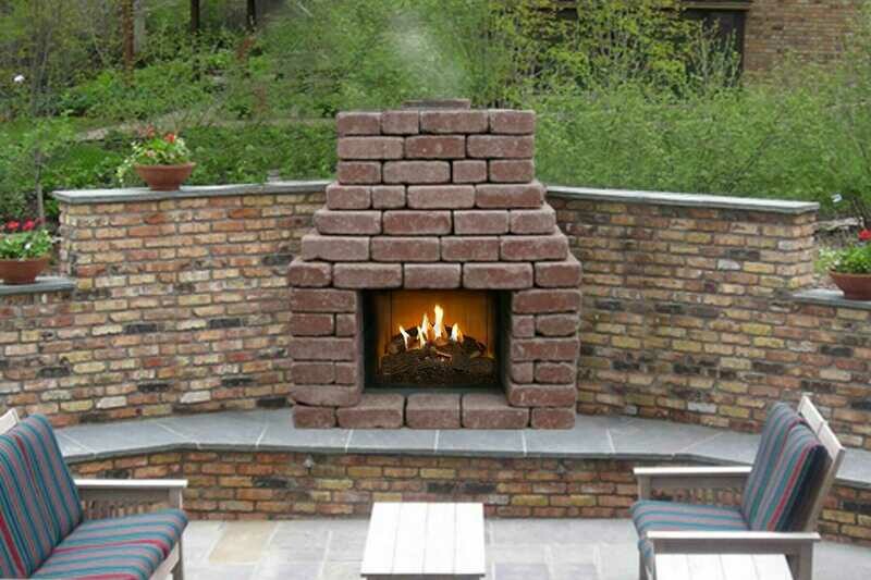 STONE AGE MFG - 24” Patio Series Fireplace Kit