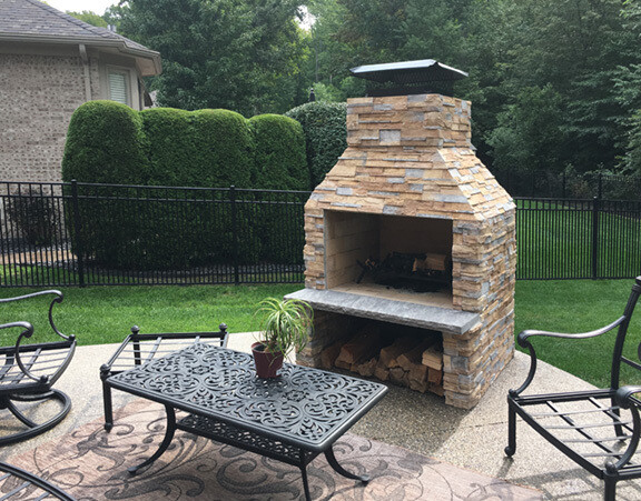 STONE AGE MFG - 36” Patio Series Fireplace Kit