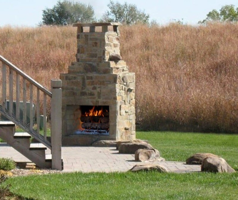 STONE AGE MFG - 48” New Age Fireplace Kit