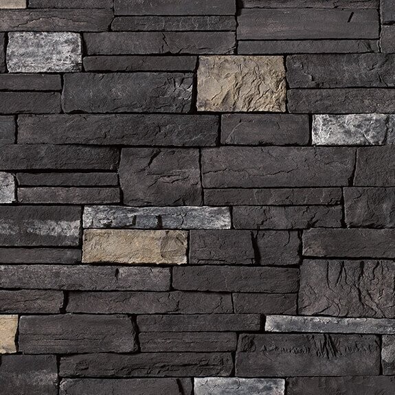 CULTURED - Country Ledgestone - Black Rundle