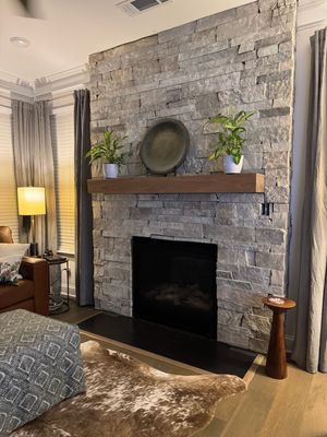 Cedar Beam Mantels