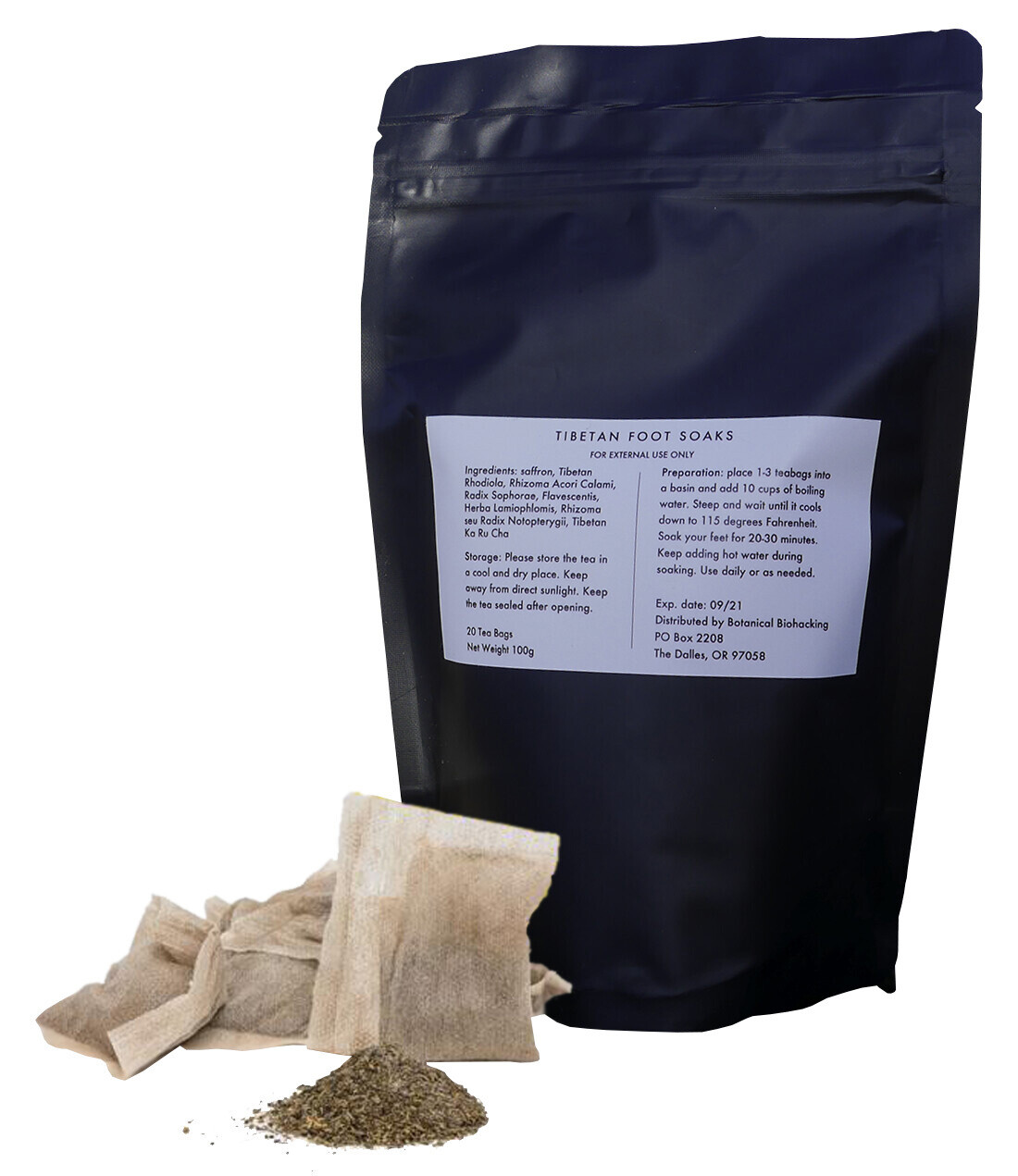Tibetan Herbal Foot Soak - 20 Tea Bags