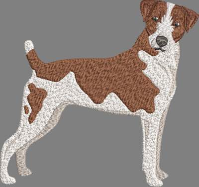 Jack Russel Terrier Embroidery Design