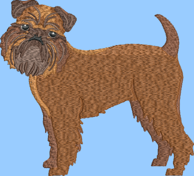 Brussles Griffon Embroidery Design