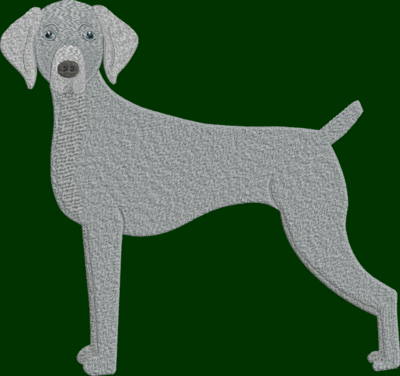Weimaraner Embroidery Design II