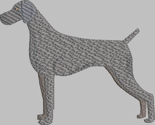 Weimaraner  Embroidery Design I