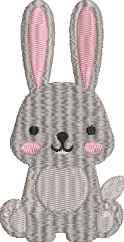 Rabbit Embroidery Design