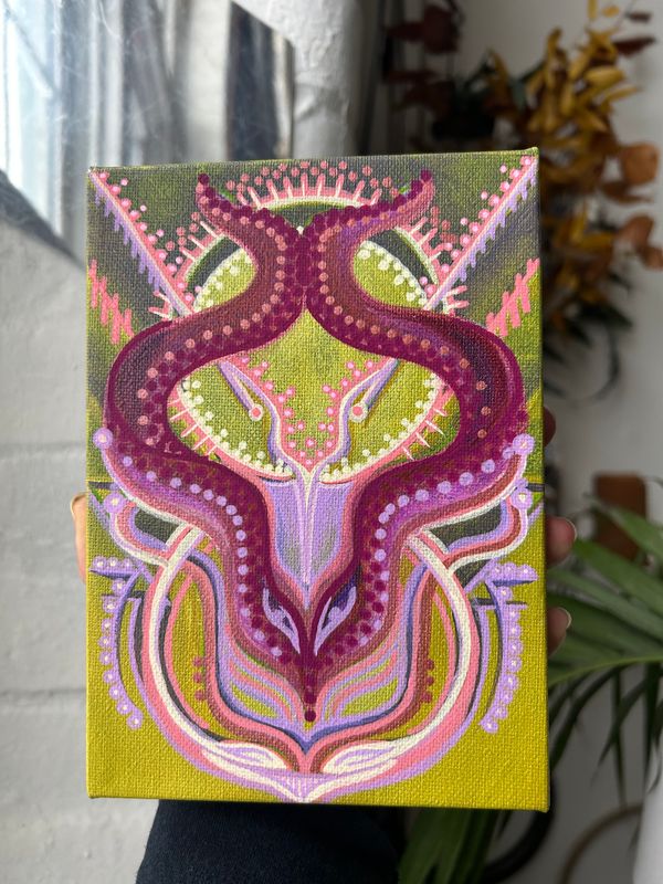 Sssnake mini painting