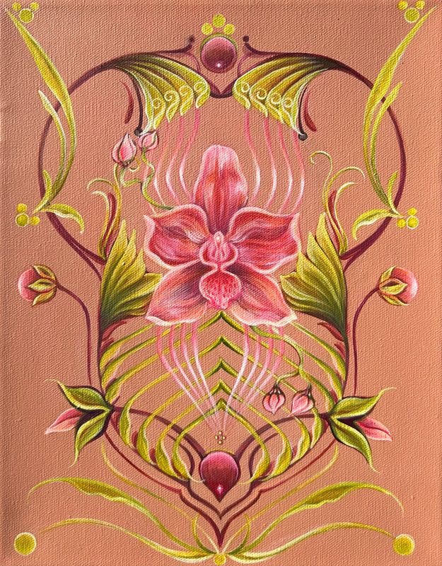 Mocha Mousse Original Painting