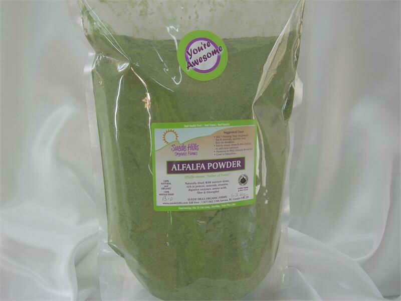 Organic Alfalfa Leaf Powder 1.2kg (2 3/4 lbs)