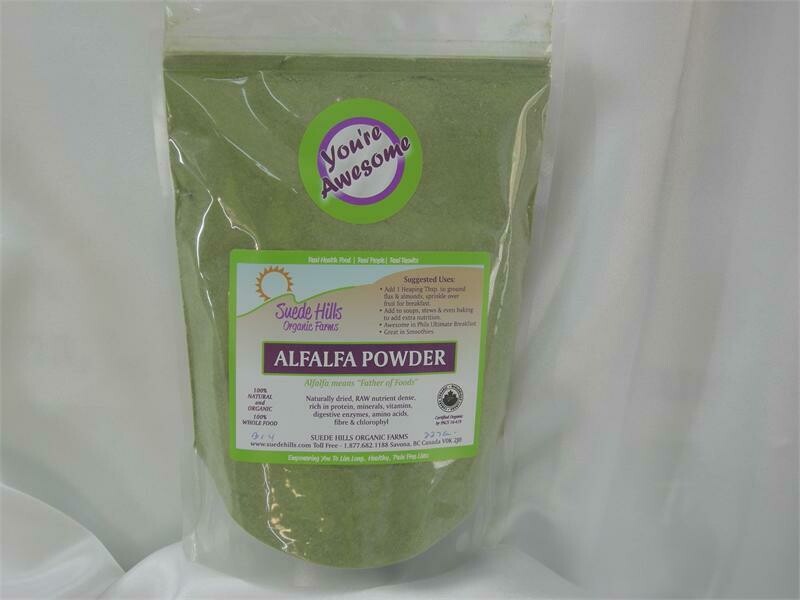 Organic Alfalfa Leaf Powder 227g (1/2 lbs)