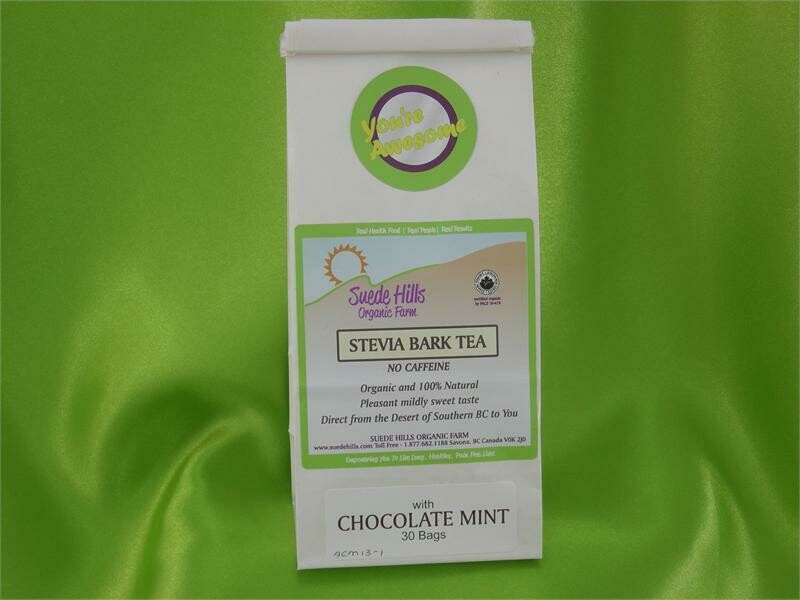 Organic Chocolate Mint Stevia Bark Tea