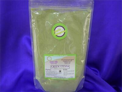 Organic Green Leaf Stevia Powder 454g (1 lb)