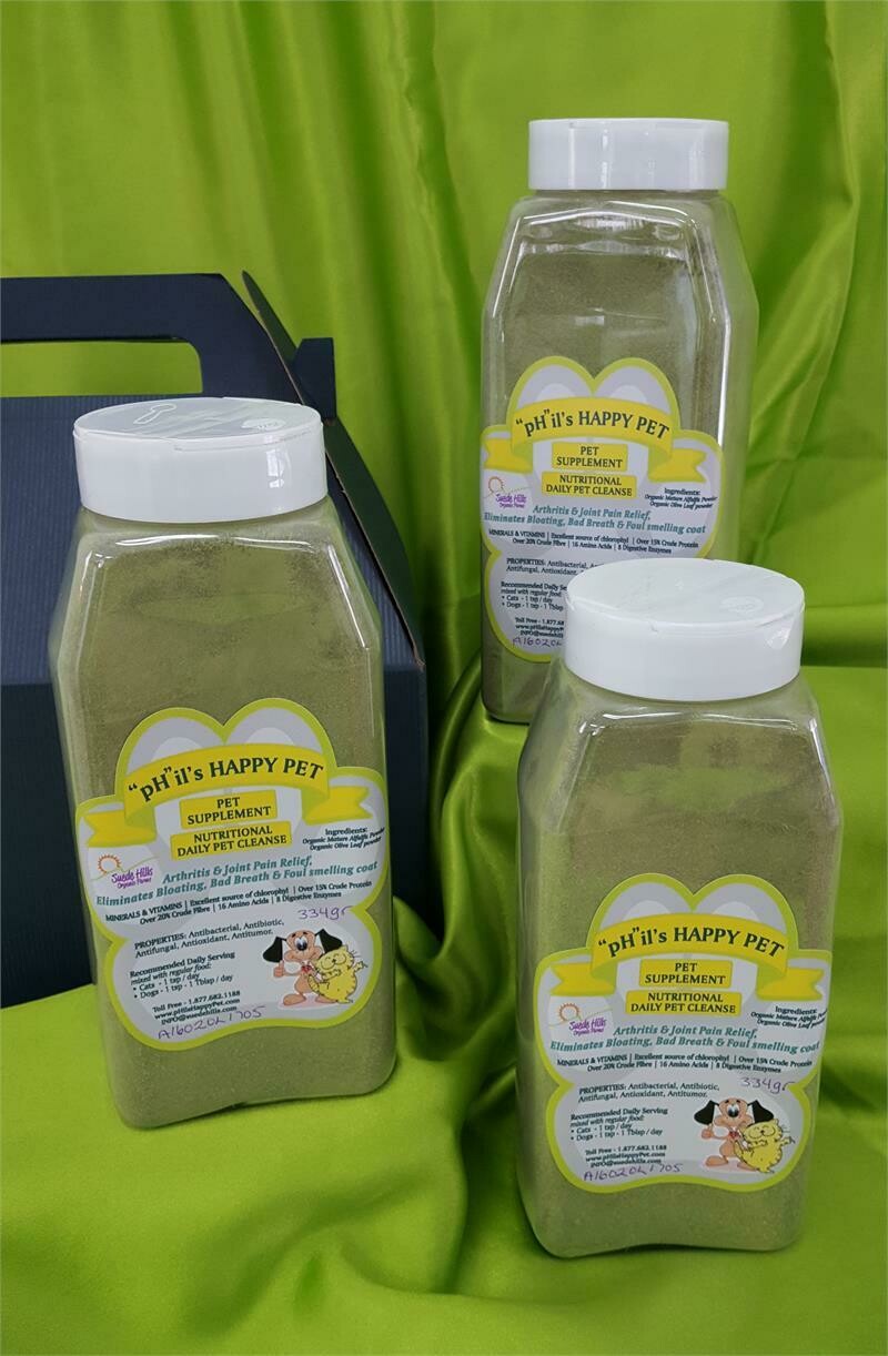 pHil&#39;s Happy Pet Trio (3 POUCHES of 334gr. each = 1002 gr total)