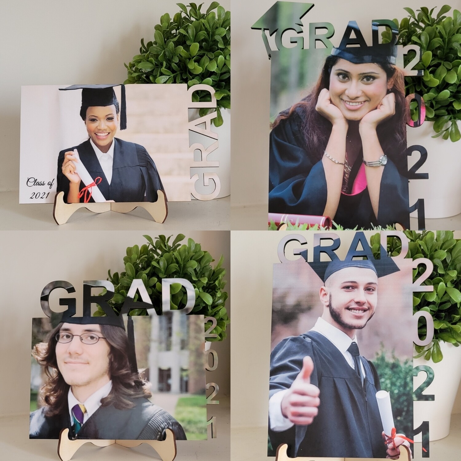 Graduation Photo Laser-cut and Sublimated