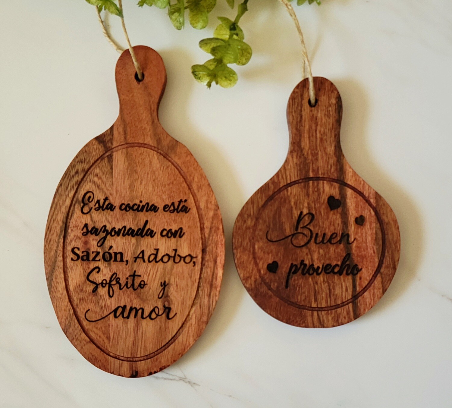 Mini Charcuterie boards Set with Spanish saying