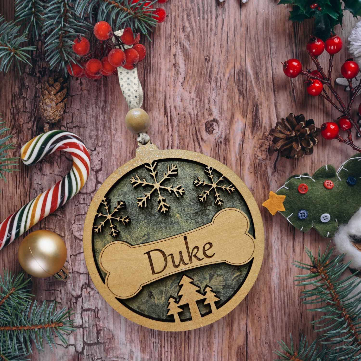 Dog Bone Ornament