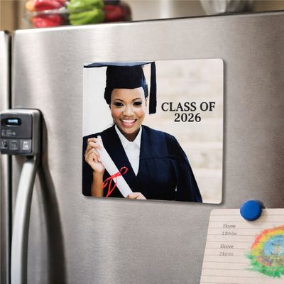 Personalized Graduation Photo Magnet/Imán de Foto Personalizado Pa' la Graduación