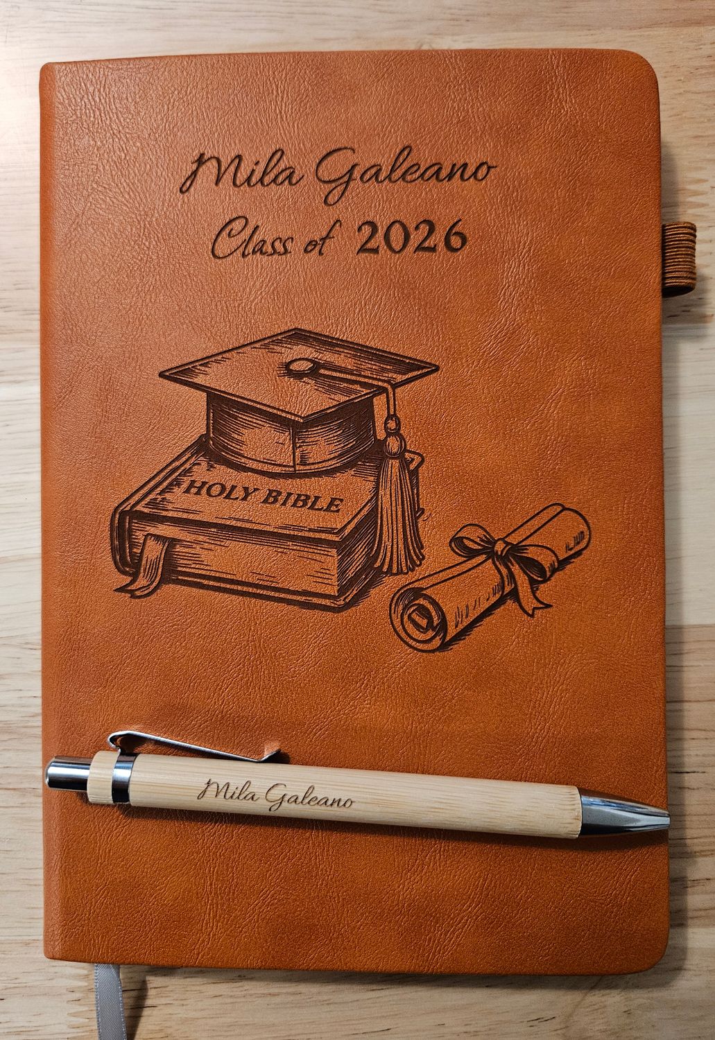Personalized Graduation Journal &amp; Pen Set