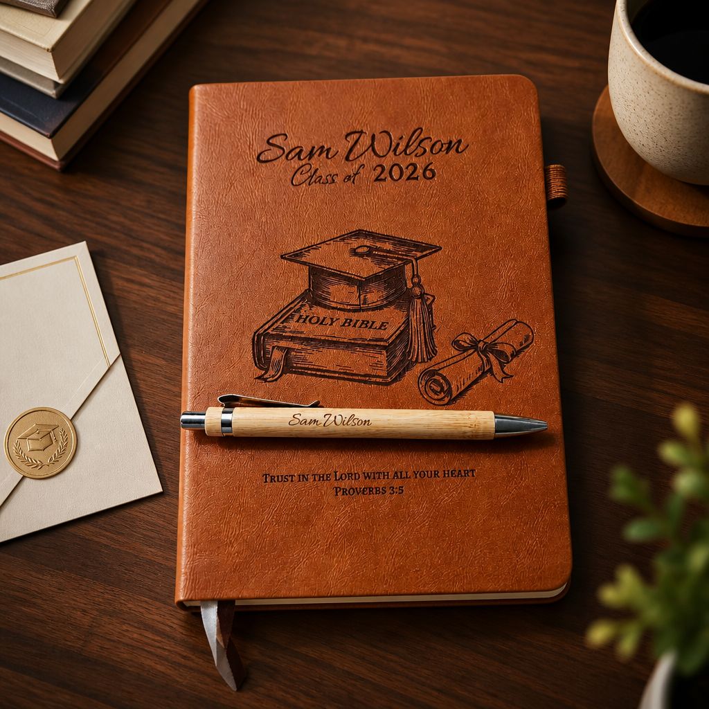 Personalized Graduation Journal &amp; Pen Set
