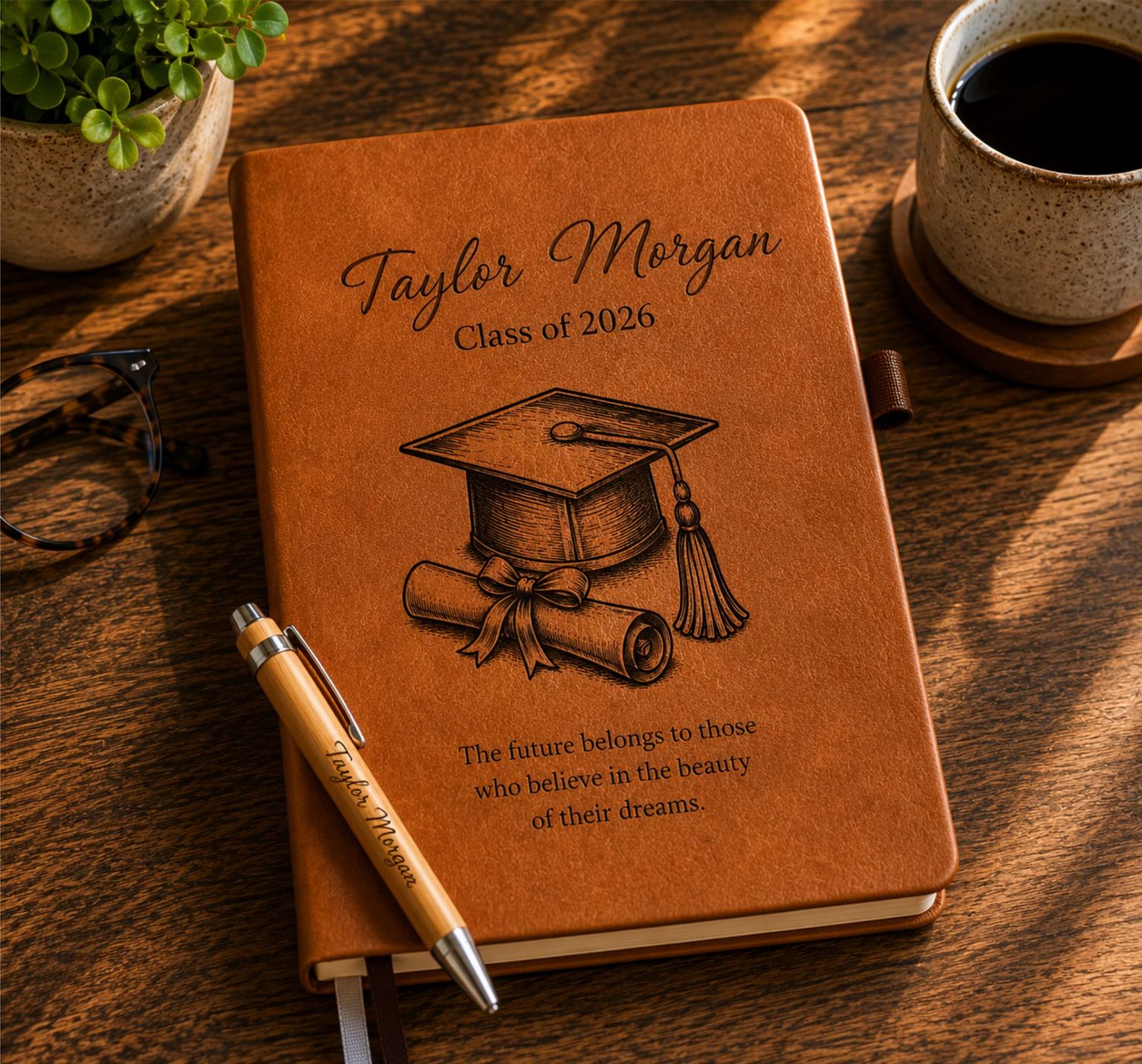 Personalized Graduation Journal &amp; Pen Set